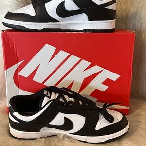 Nike Dunk Low Retro Black and White Panda Sneakers Classic Low-Top New with Box